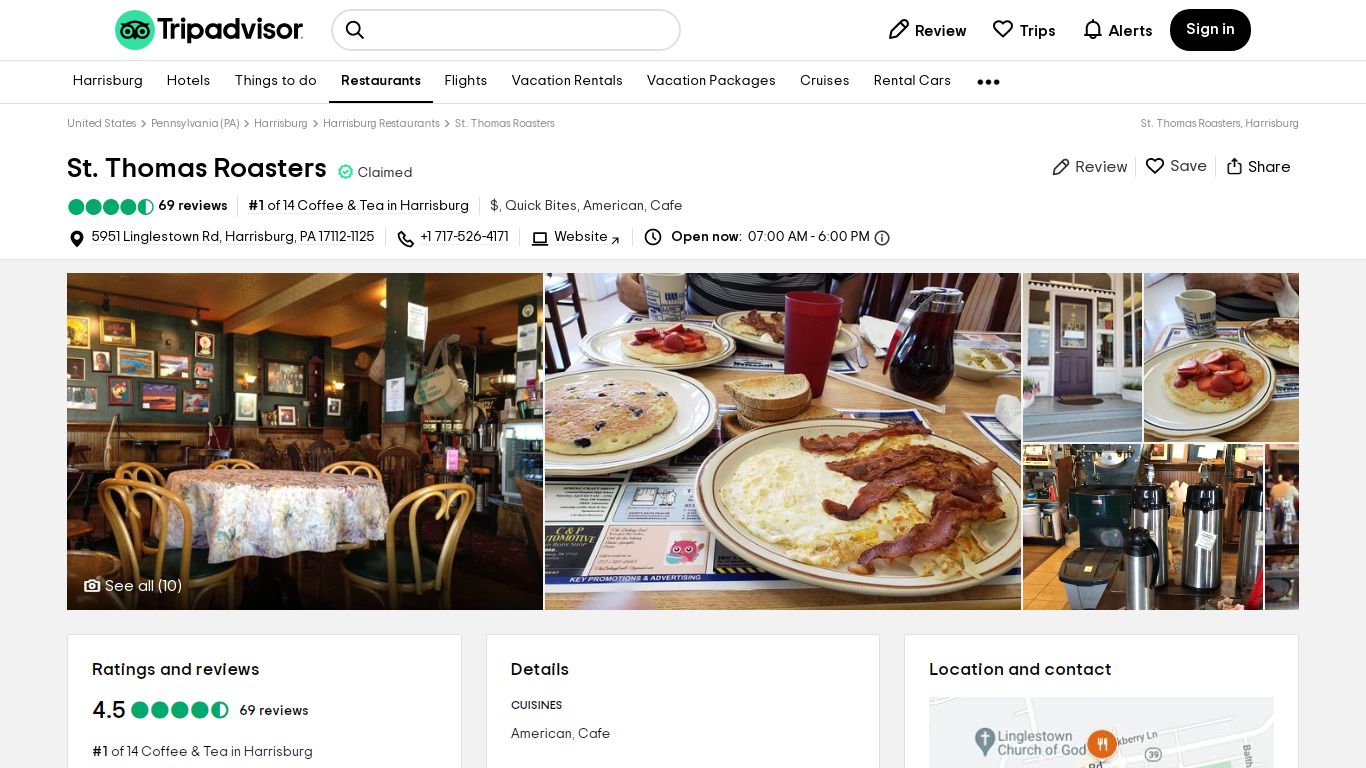 ST. THOMAS ROASTERS, Harrisburg - Tripadvisor